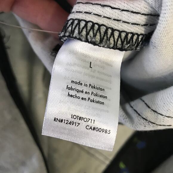 We Wore What Overalls Large Black Ditsy Floral Baggy Denim Stretch Y2K Festival - Picture 13 of 16